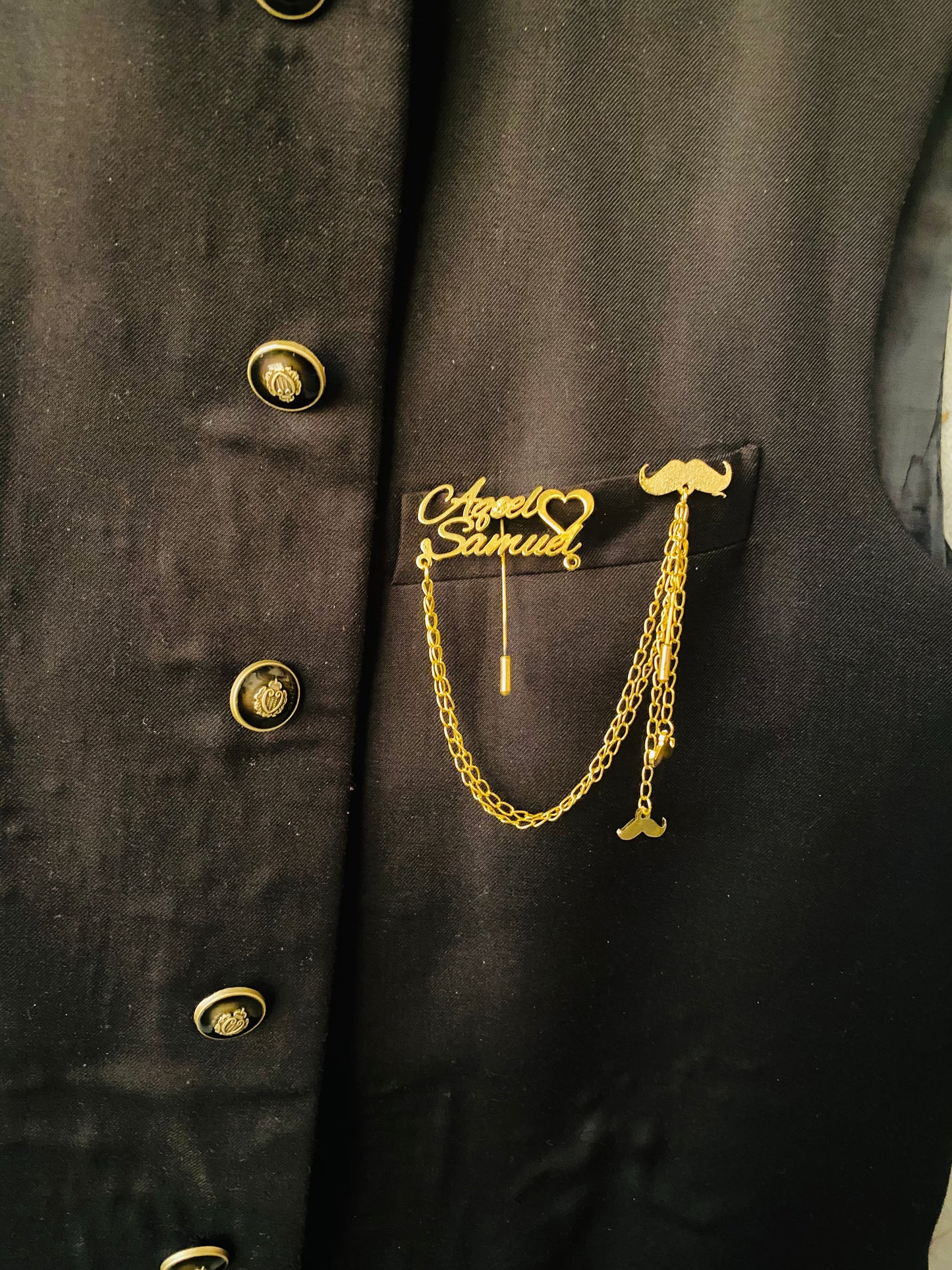 Groom Coat Pin