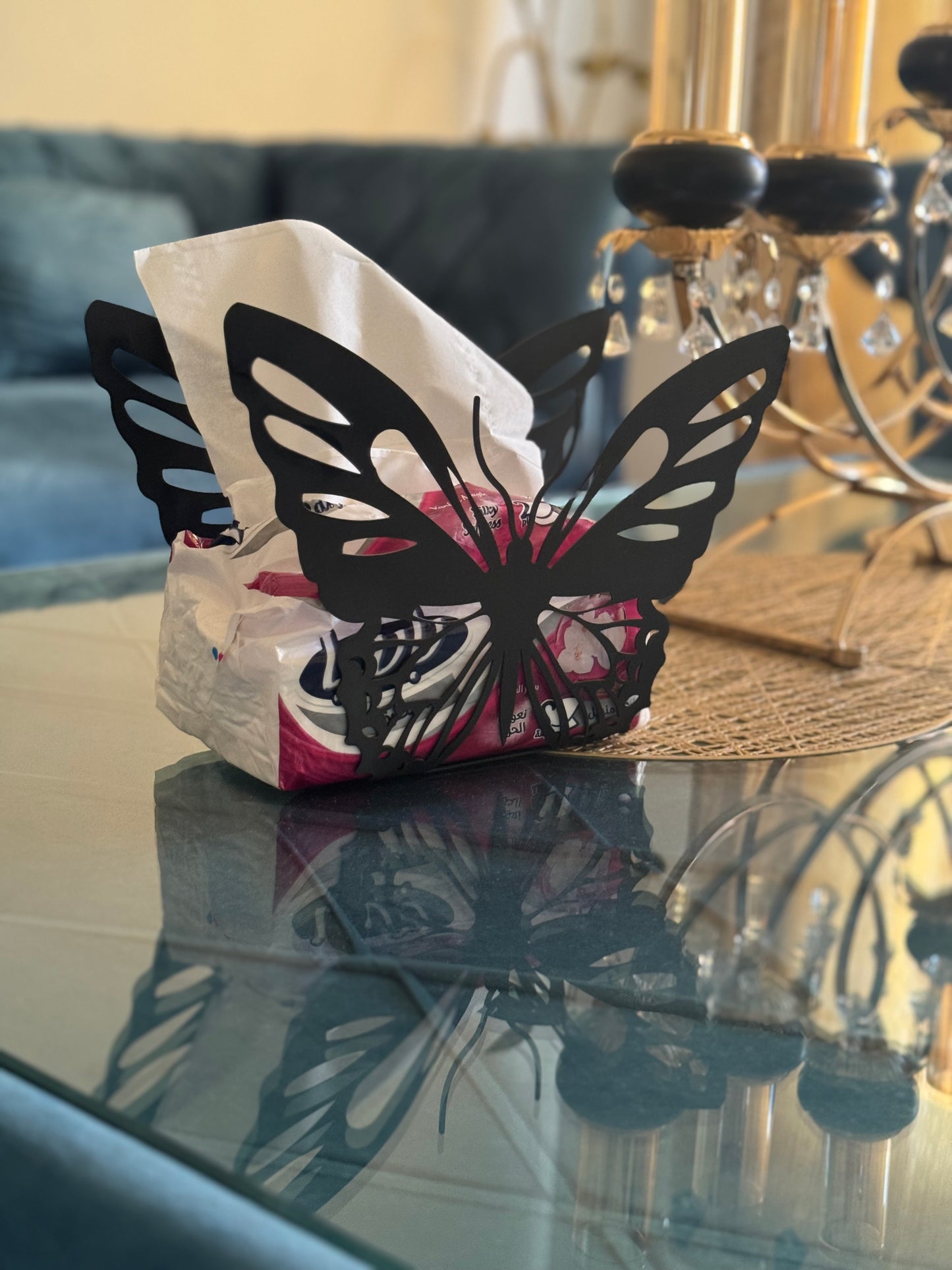 Butterfly Metal Tissue Holder