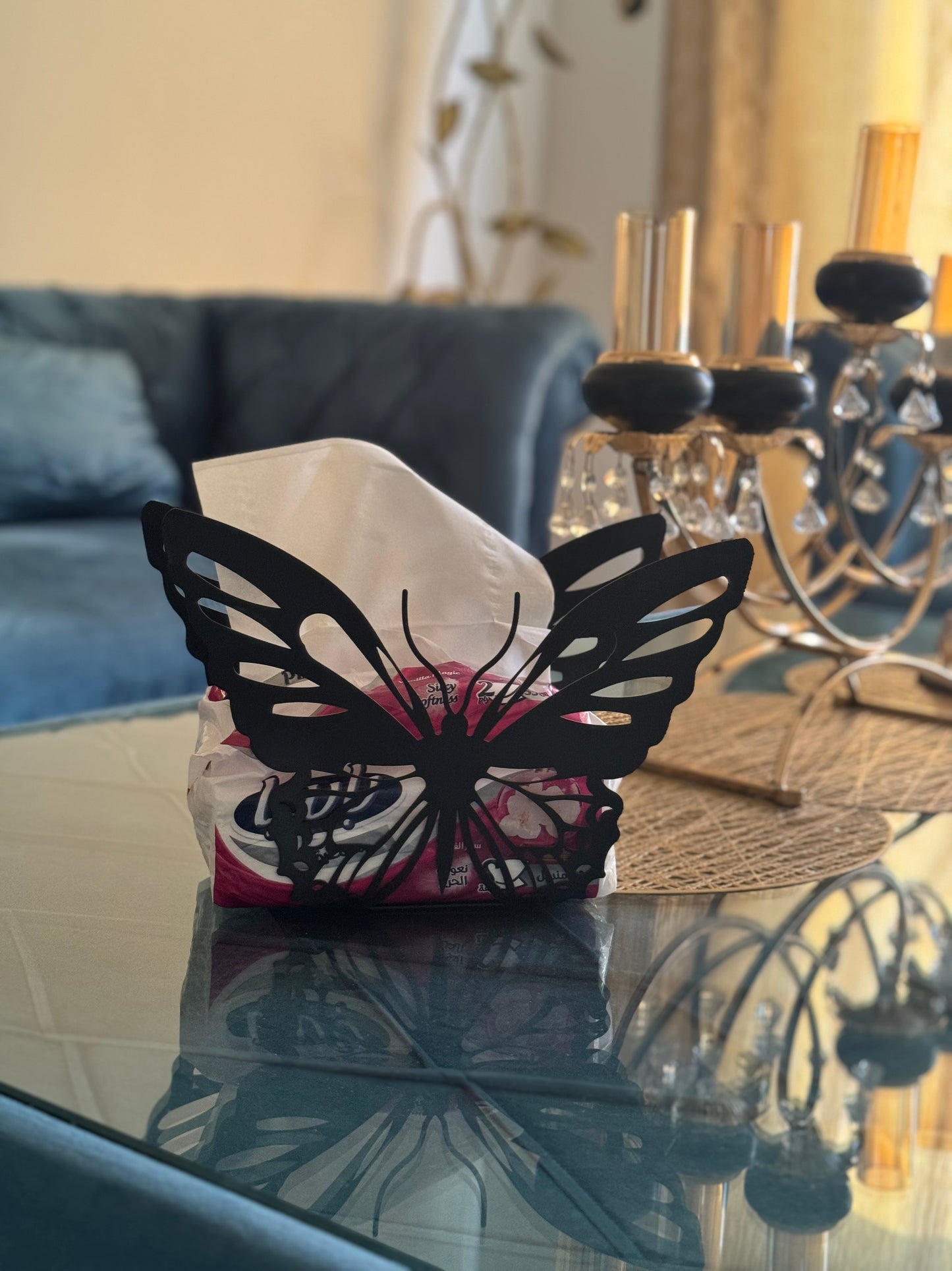 Butterfly Metal Tissue Holder