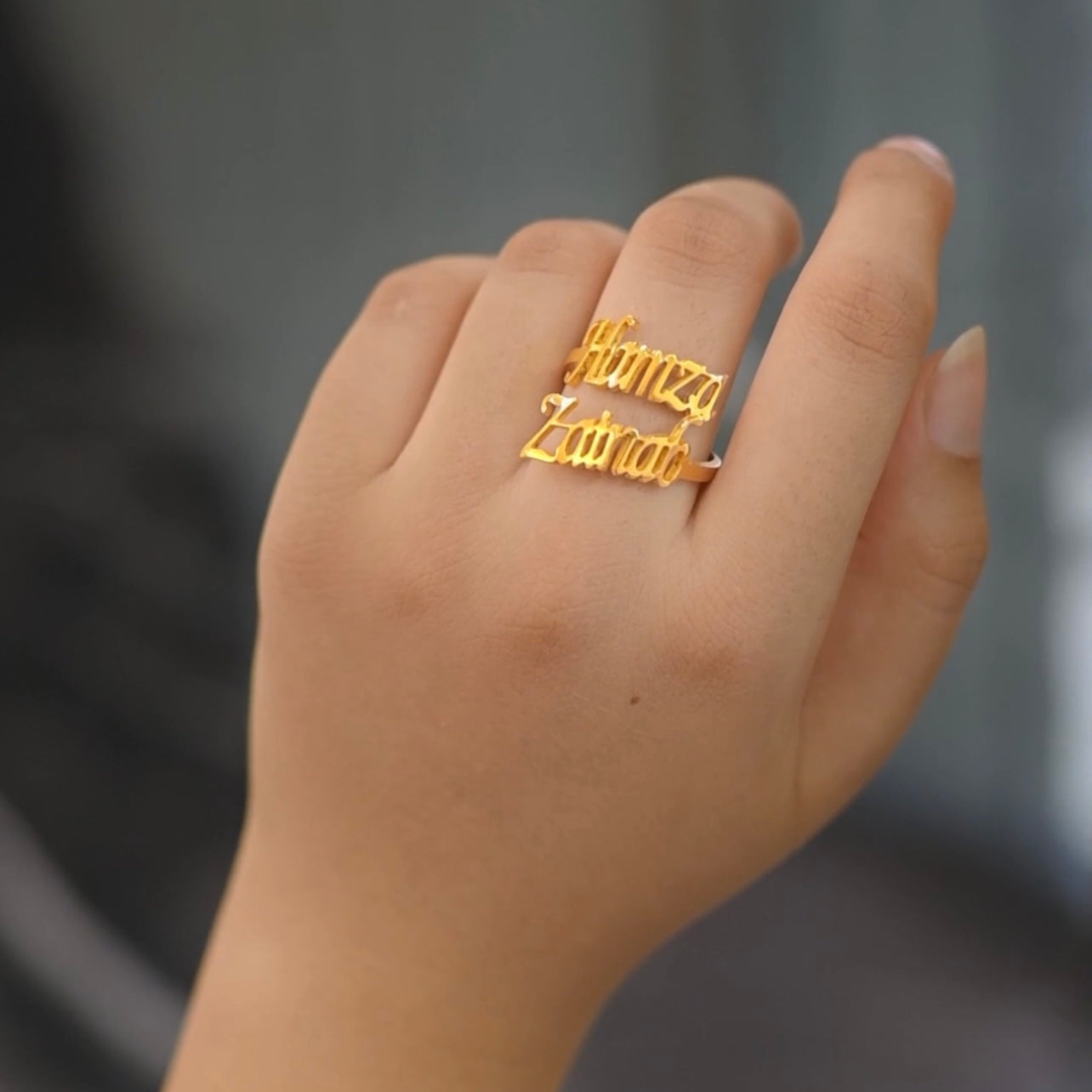CUSTOMIZE NAME RING