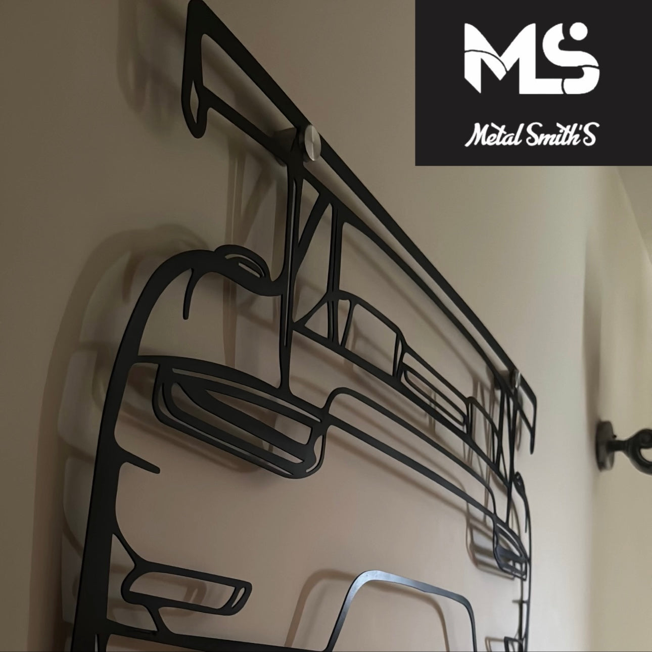 Porsche Metal Car Wall Hang