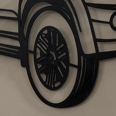 Revo Black Metal Wall Art