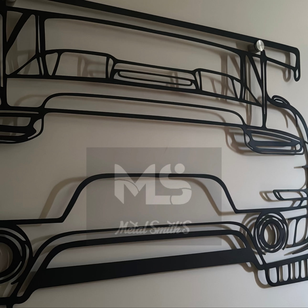 Porsche Metal Car Wall Hang