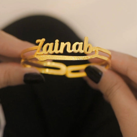 Customize name bangle